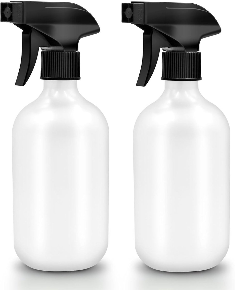 SnelShoppen - 2 Stuks 500ml Sprayflessen voor Planten, Verstelbare Atomizer Sprayflessen, Lege Water Sprayflessen voor Schoonmaken, Tuin, Barbershop -