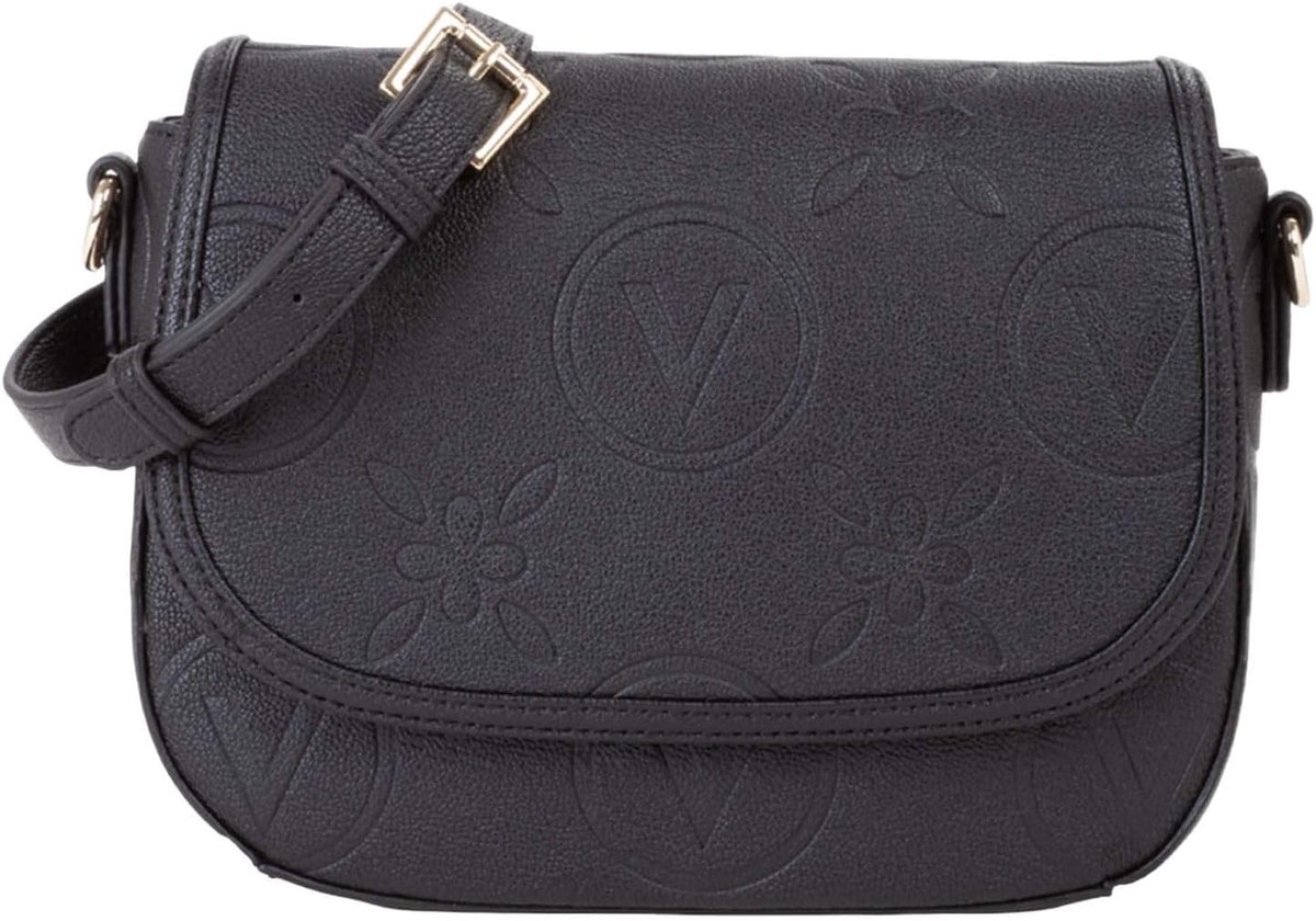 SnelShoppen - Schoudertas Handtas Samba Re Flap Bag Nero Zwart - Ruime Opbergruimte, Verstelbare Schouderriem, Perfect voor Dagelijks Gebruik en Feest