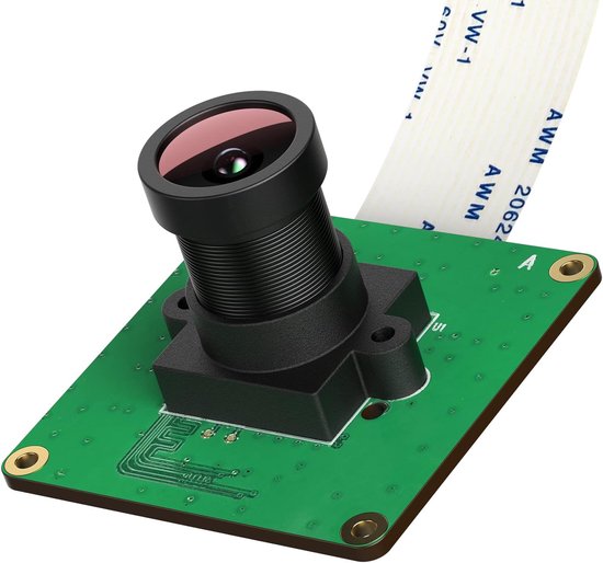 SnelShoppen - Raspberry Pi Industrieel Camera Module met STARVIS IMX462 2MP Kleuren CMOS Sensor, 1920x1080 Pixels, Tot 60 fps, Geschikt voor Alle Rasp
