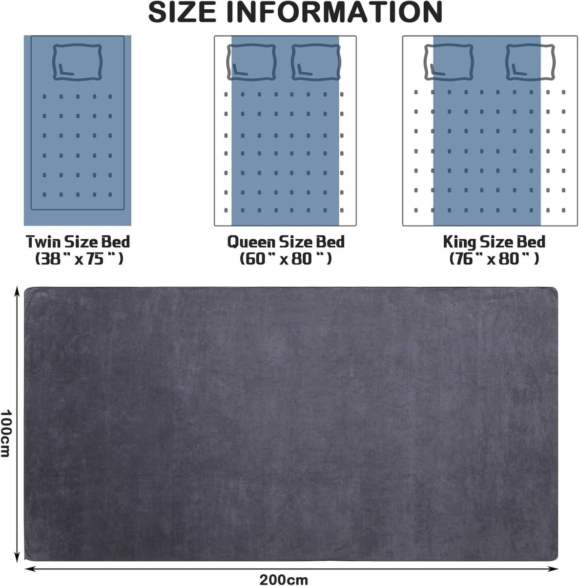 SnelShoppen - XXL Badhanddoek 100 x 200 cm Microfibre Sauna Handdoek Strandhanddoek Zacht Absorberend Sneldrogend Voor Camping Thuis Sporten