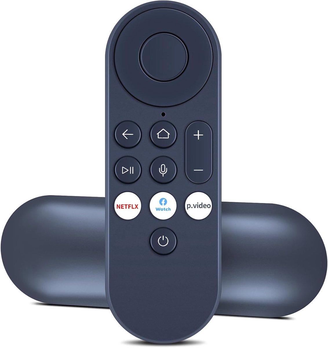 SnelShoppen - KP45CM Voice Afstandsbediening voor Portal TV, Ergonomisch Design, ABS Kunststof, Geen Programmatie Nodig, Tot 8 Meter Bereik, Handig vo
