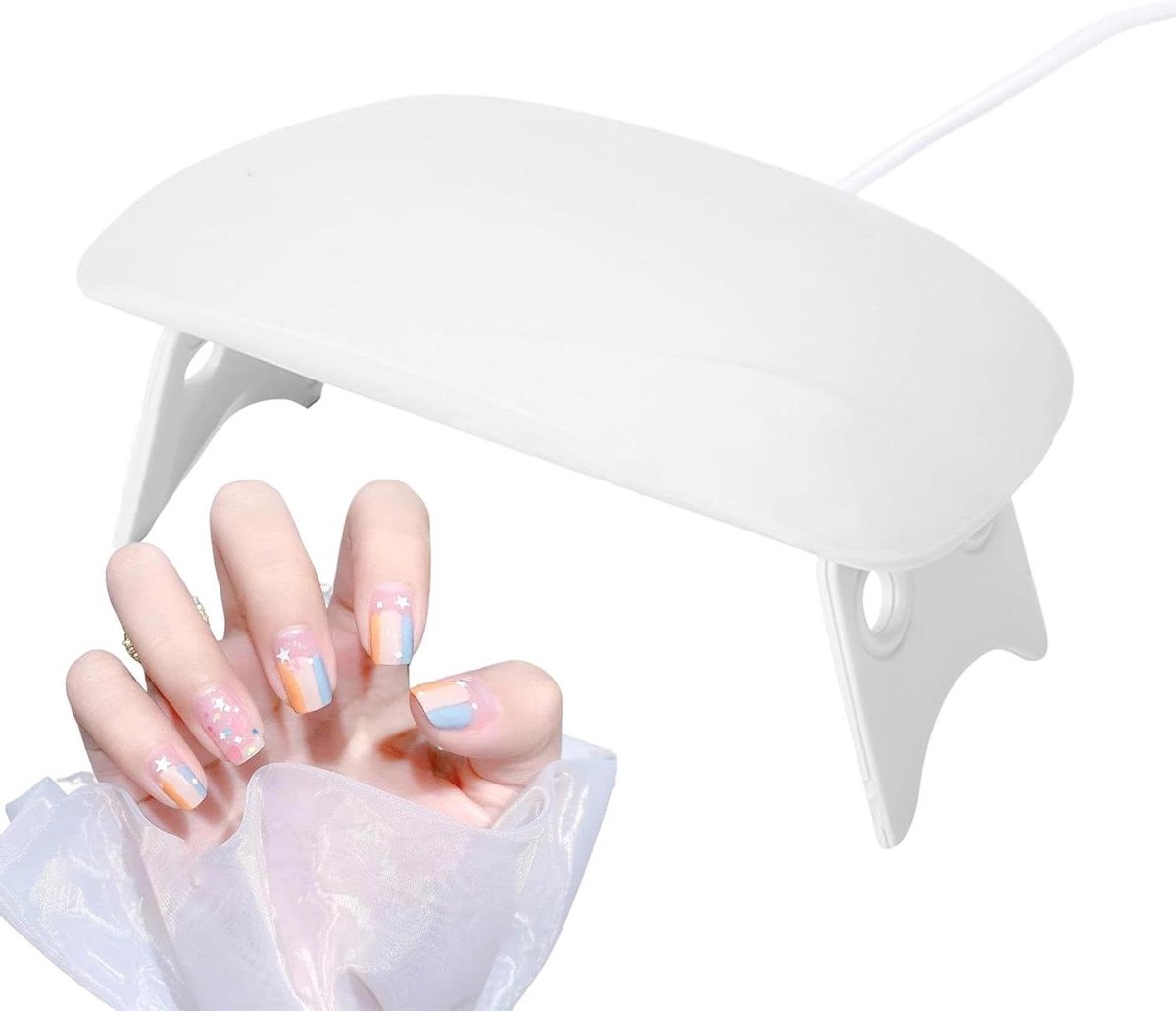 Gelnagellamp - Nageldroger - Nagels Drogen - Sneldrogend - 6W Vermogen - Wit