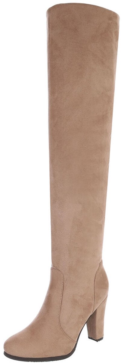 Overknee Laarzen - Hoge Hak - Dames Mt:41