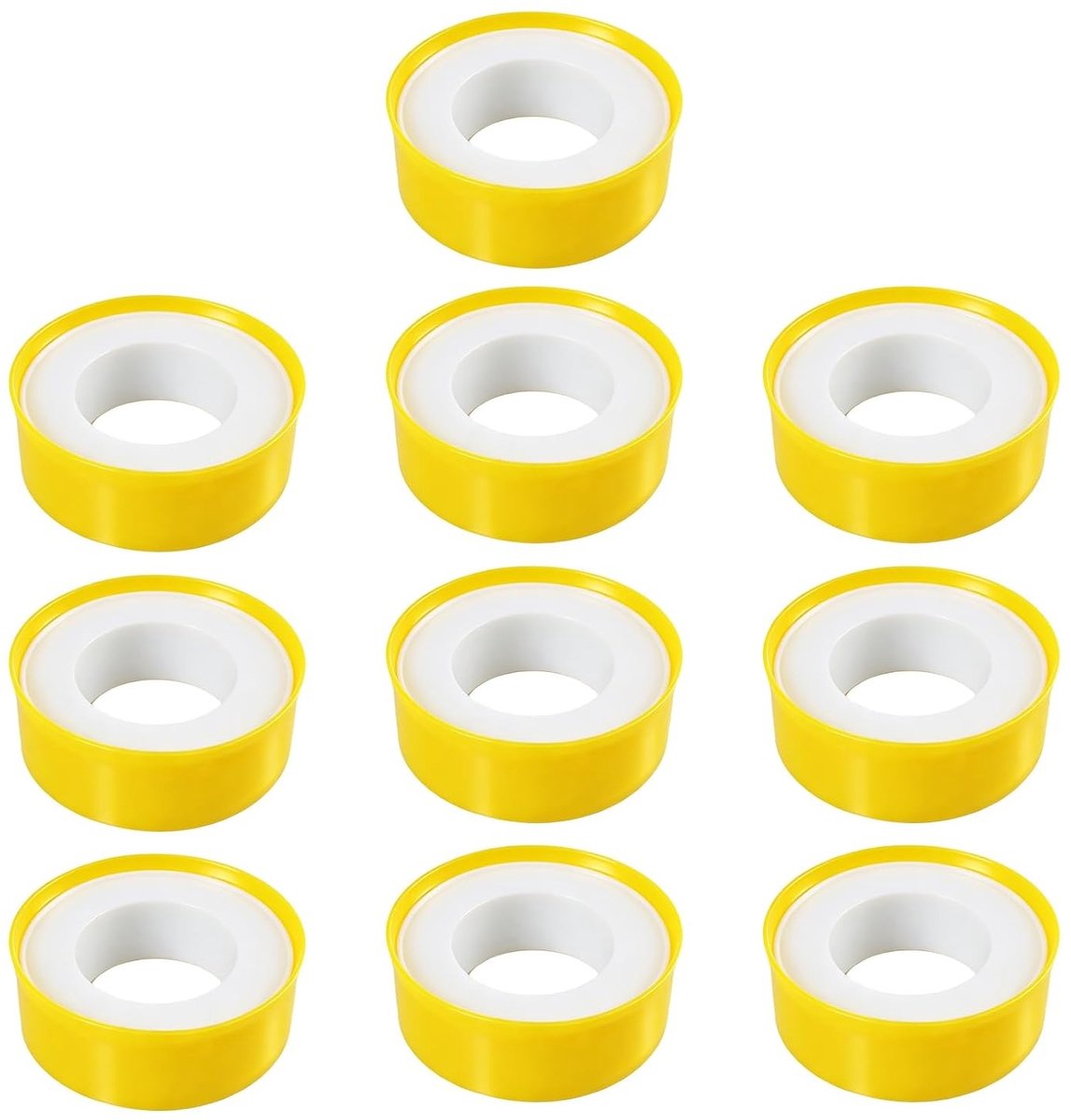 10 stuks waterdichte PTFE-banden 15 m x 15 mm x 0,075 mm voor loodgieterswerk en gasverwarming, temperatuurweerstand -60 °C tot +240 °C, ideaal voor schroefdraadverbindingen