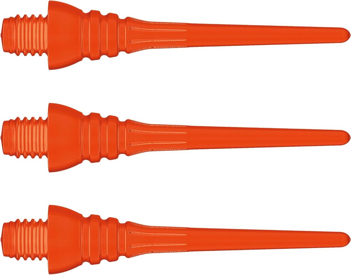 Soft Tip Punten - Dart Accessoires - Elektronisch Darten - Minimaliseert Bounce-outs - Standaard Maat - Oranje