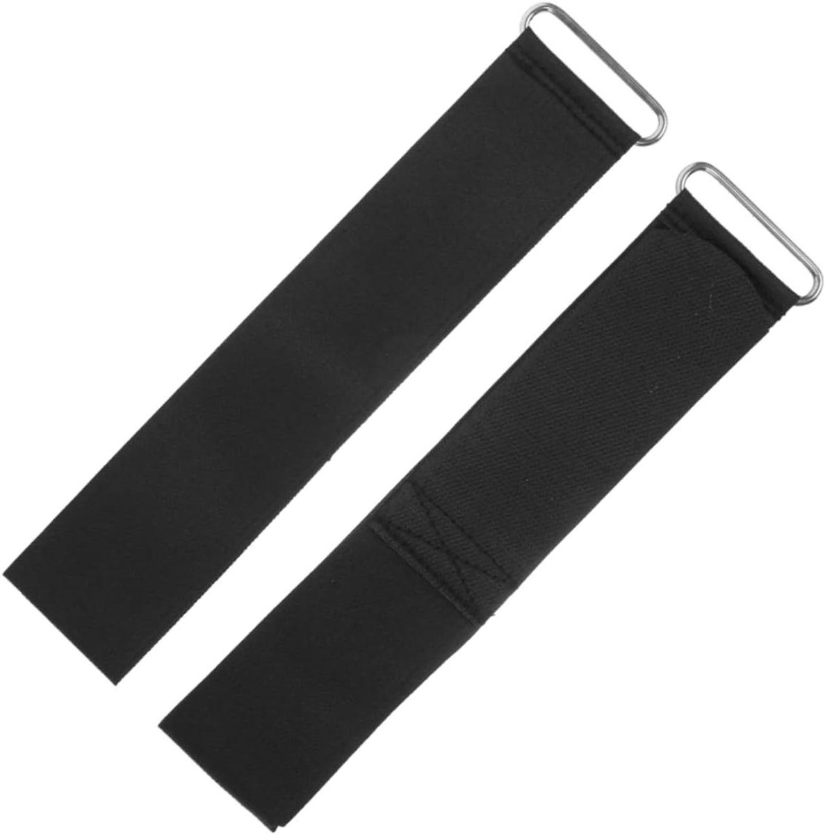 Pedal Riemen - Voetriemen Roeitrainer - Kracht en Uithoudingsvermogen - Verstelbare Elasticiteit - 49 cm - Zwart