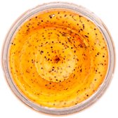 Powerbait EU Glitter Trout Bait Fruits 50g – Forelpasta met Fruitgeur en Glitter - Kleur : Peach-Pepper