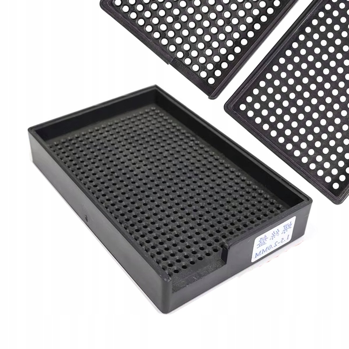 Rosfix ESD Organizer Bak - Antistatisch Materiaal - 459 Openingen 1,5–2 mm Ø, Max 9 mm