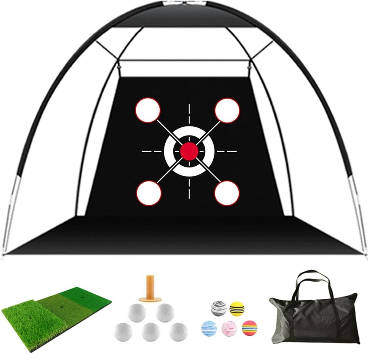 Multifunctioneel balnet voor sporttraining, inclusief boksmat, ballen en draagtas voor optimale prestaties