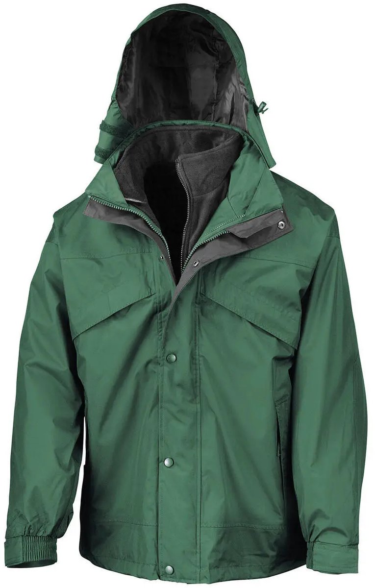 Result 3-in-1 Zip & Clip Jacket RT68 - Bottle - XXL