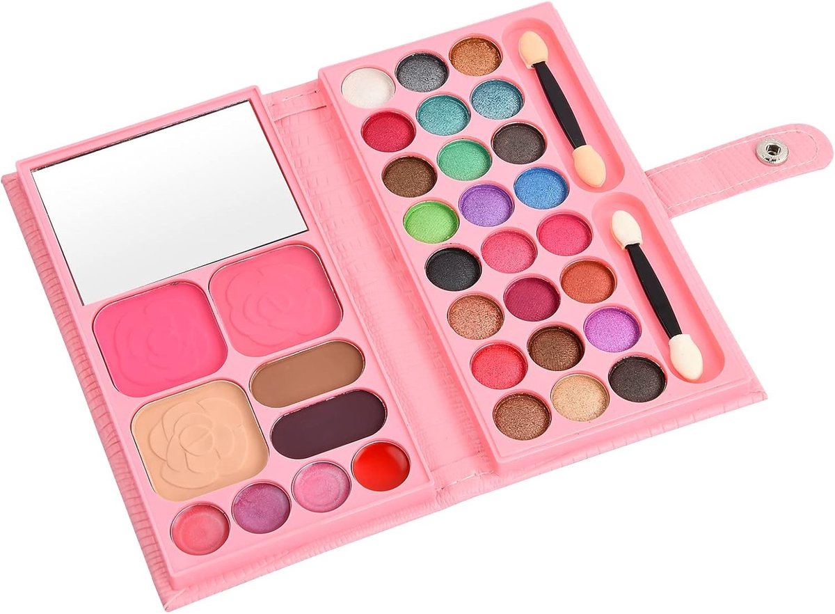 Draagbare Make-up Paletten Set voor Vrouwen - Compleet Make-up Set voor Meisjes met Diverse Kleuren
