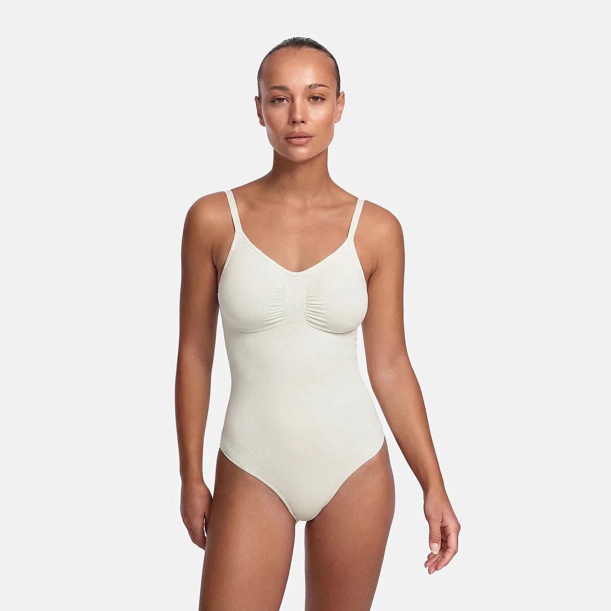 cfab by creamy fabrics Creamy Fabrics - Bodysuit Sculpting Shapewear Met Slip - Ademend - Anti-Zweet - Ultra Zacht - Comfortabel - Sculptend - Ideaal Voor Een Slanke