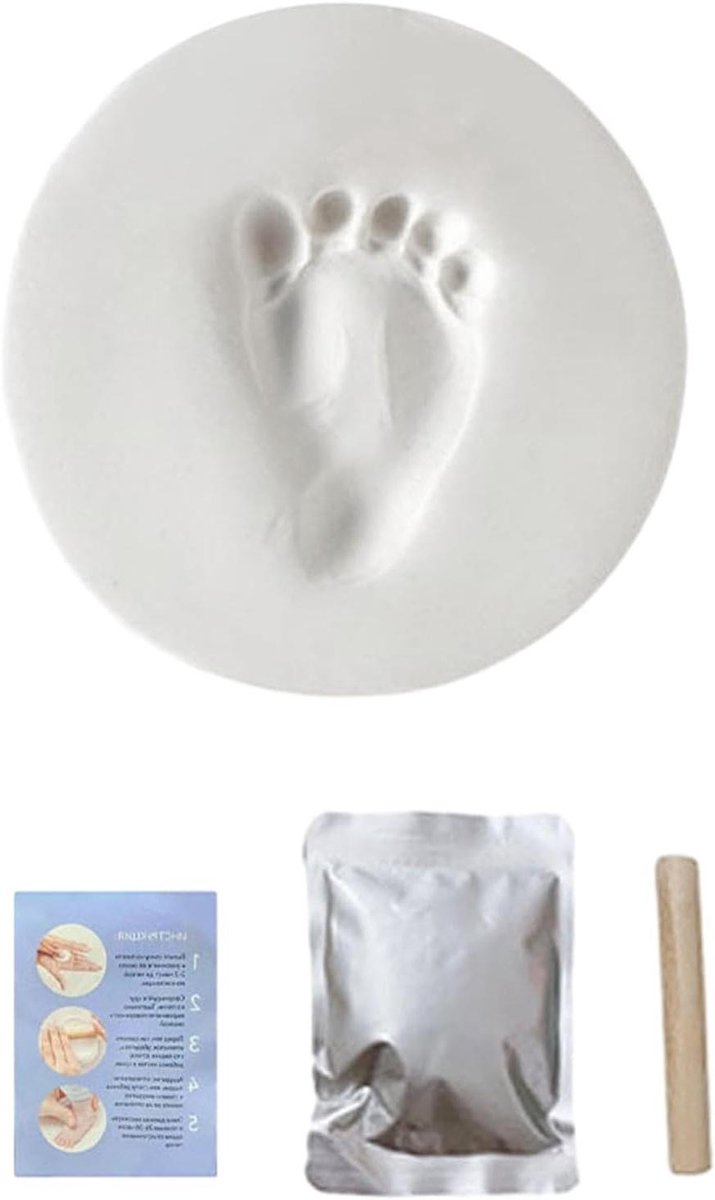 Baby Handen Voetafdruk Frame - Herinneringskit Baby - Herinneringen Vastleggen - Voedselveilige Klei - 1 Pak - Niet gespecificeerd