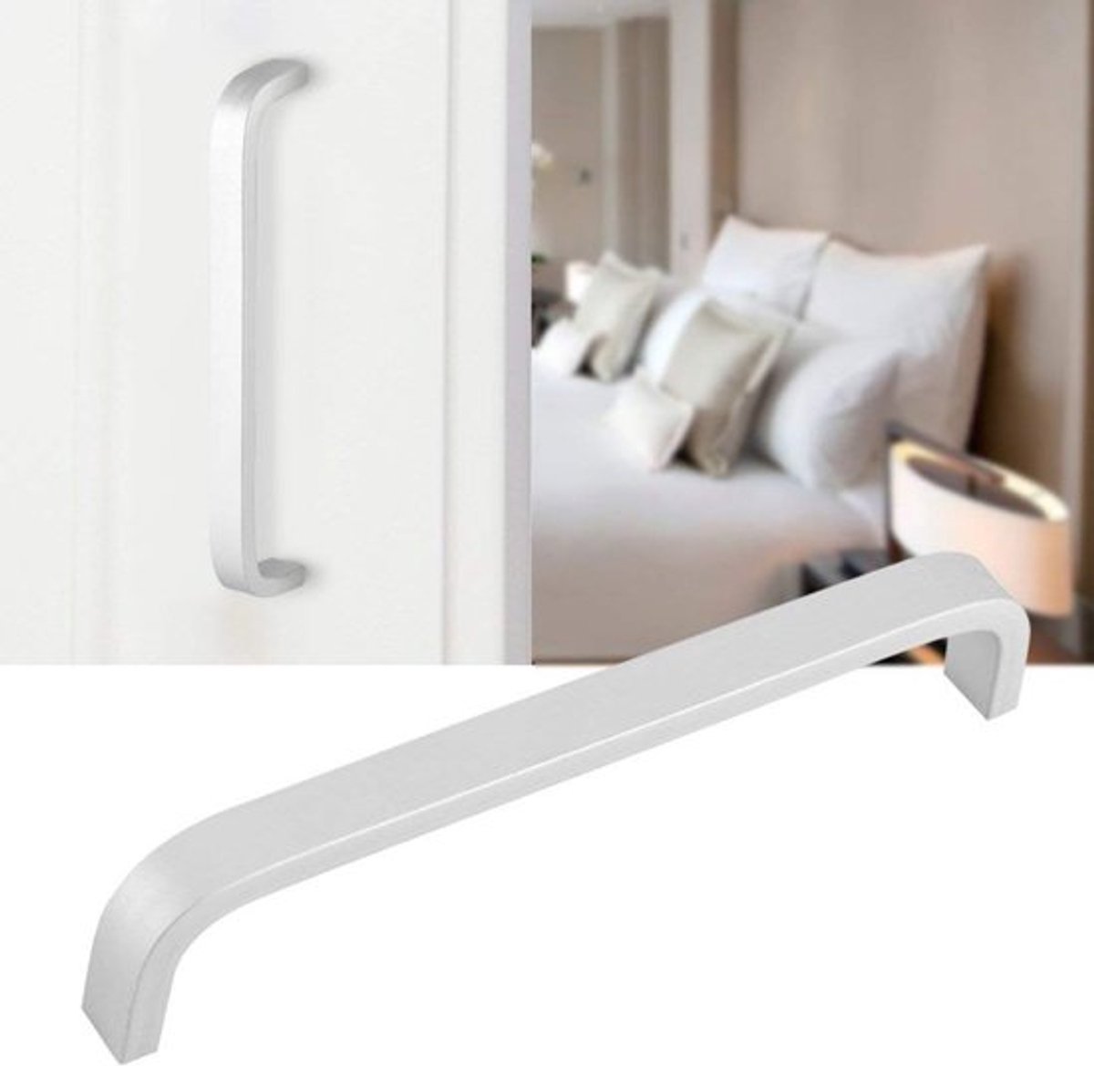Trekknop 128mm - Aluminium Legering - Deurgreep - Handgreep - Meubelbeslag - Duurzaam en Elegant