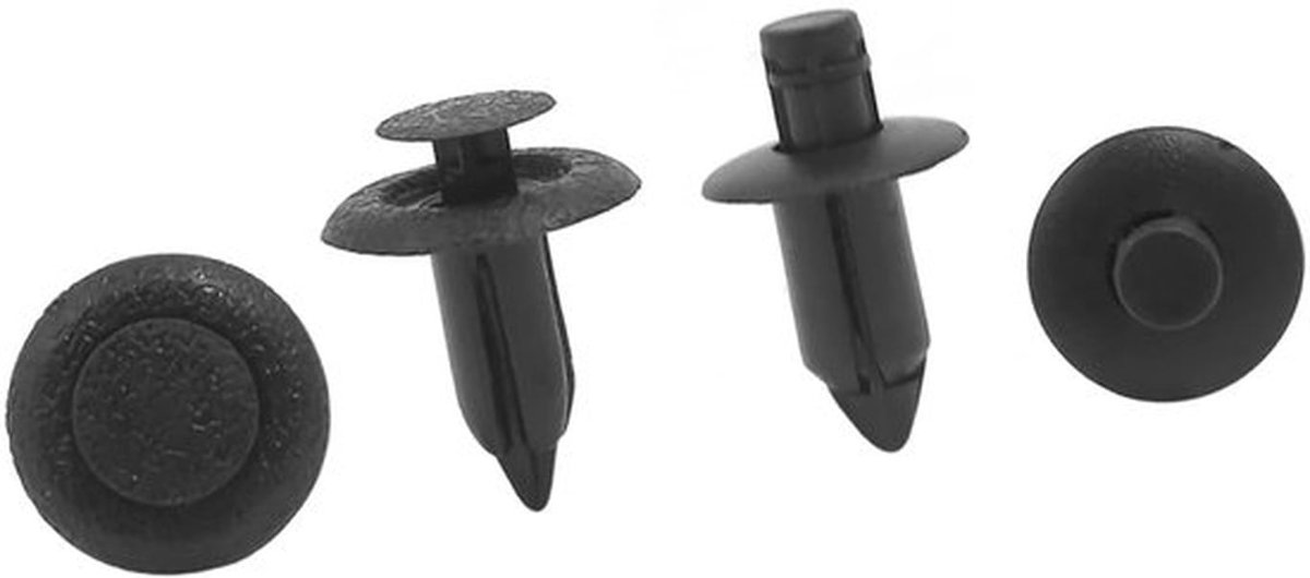 Deurbevestigingsclips 20 stuks - Klinknagels voor leer - Kunststof - Geschikt voor 6 mm/7 mm gaten - Auto-accessoire - Stevig bevestigen