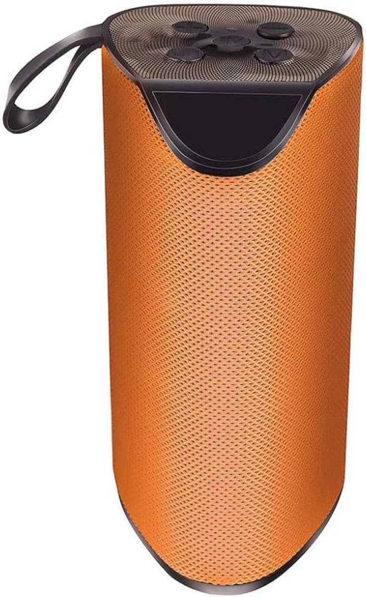 Draagbare Bluetooth Speaker - Draadloze Muziekbox - Muziek Luisteren Buiten - Ingebouwde Radio Functie - 10W Vermogen - Oranje