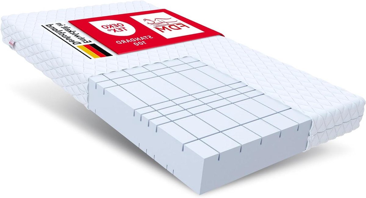 Schuimmatras - Comfortschuim matras - Goede nachtrust - 7 comfortzones - 140x200 cm - Wit