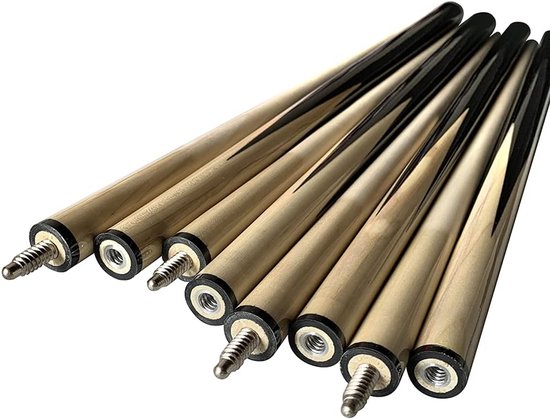 Biljart Brug Keu - Pool Keu - Biljart Spelen - Tweedelige Middenverbinding - 57 inch - Houtkleur — afbeelding 4