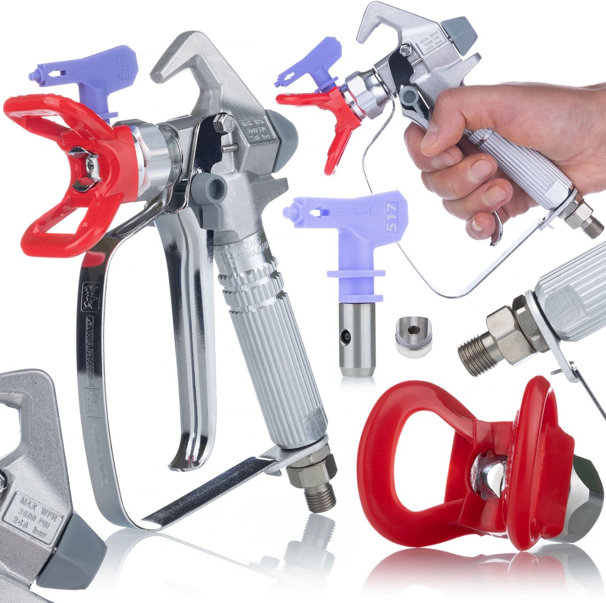 Rosfix Spuitpistool UltraSpray PM1 - Professionele Kwaliteit Spuitmond 517