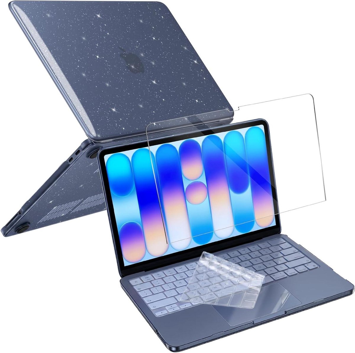 Laptop Beschermhoes Set - MacBook Neo Accessoires - Dagelijkse Bescherming - Volledige 4-delige Set
