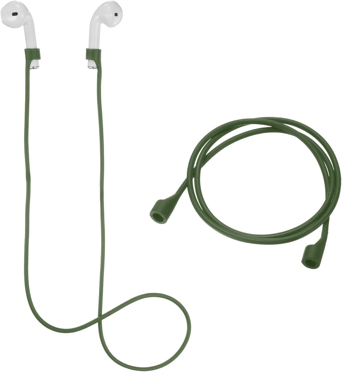 Magnetische Anti-verlies Lanyards, 2 Stuks Universele Zachte Siliconen Sporthalsband voor Hardlopen, Joggen en Fitnessactiviteiten