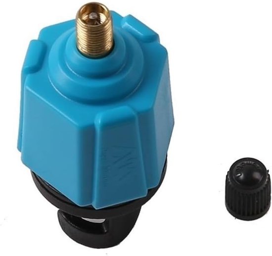 Ventiel Adapter - Luchtpomp Connector - Watersport Opblazen - Brede Compatibiliteit - 7.6mm Stem - Blauw — afbeelding 4