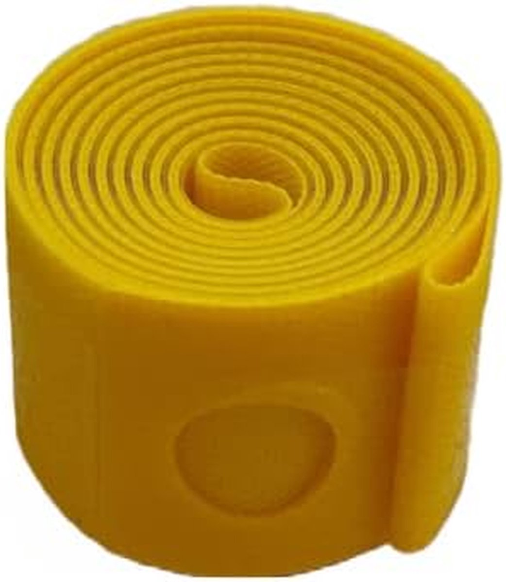 Velglint - Velgband Fiets - Banden Beschermen - Versterkt Nylon - 349 x 18 mm - Geel