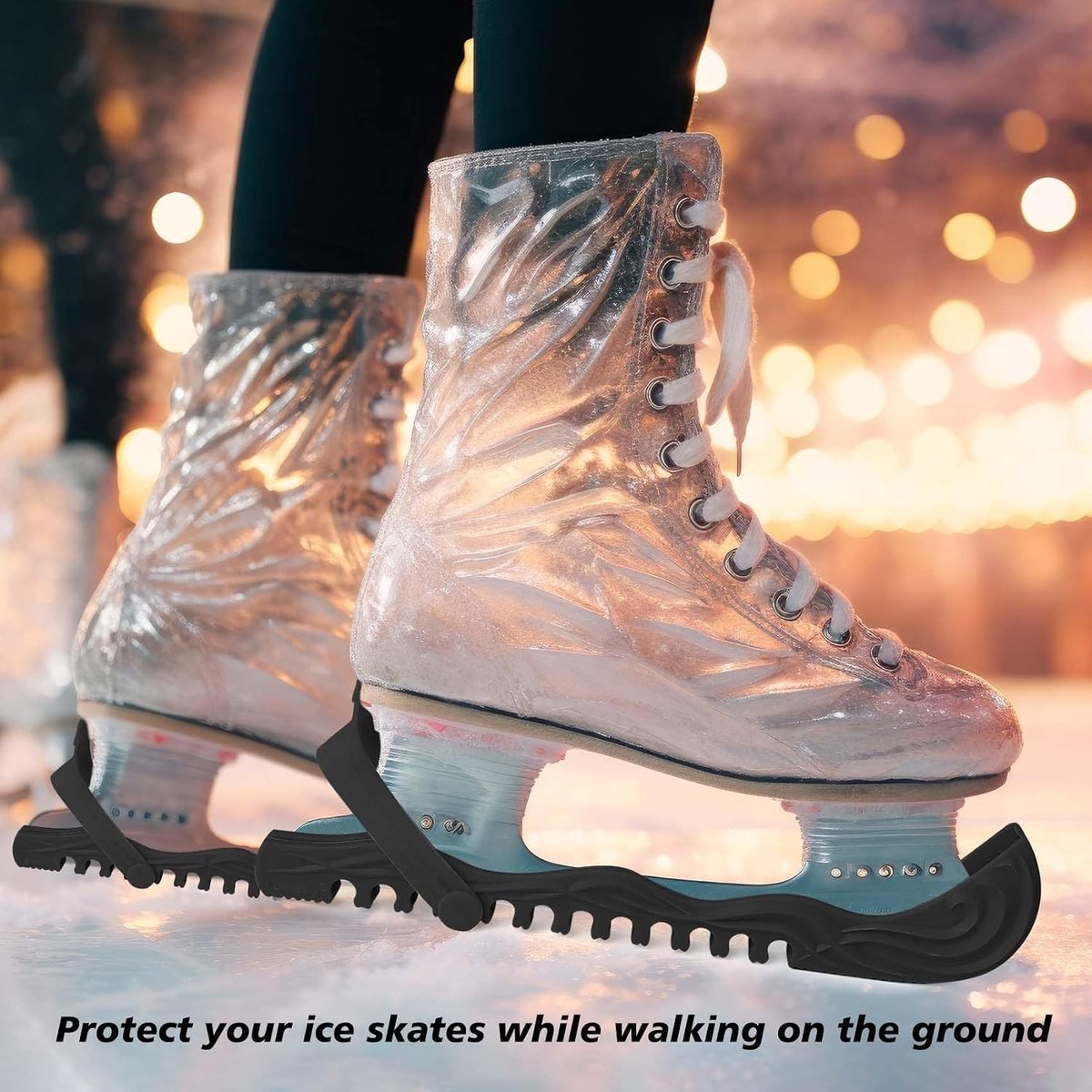 Verstelbare Skate Beschermers voor Kinderen, Ideaal voor IJs- en Hockeyschaatsen, Silicone Bescherming en Accessoires