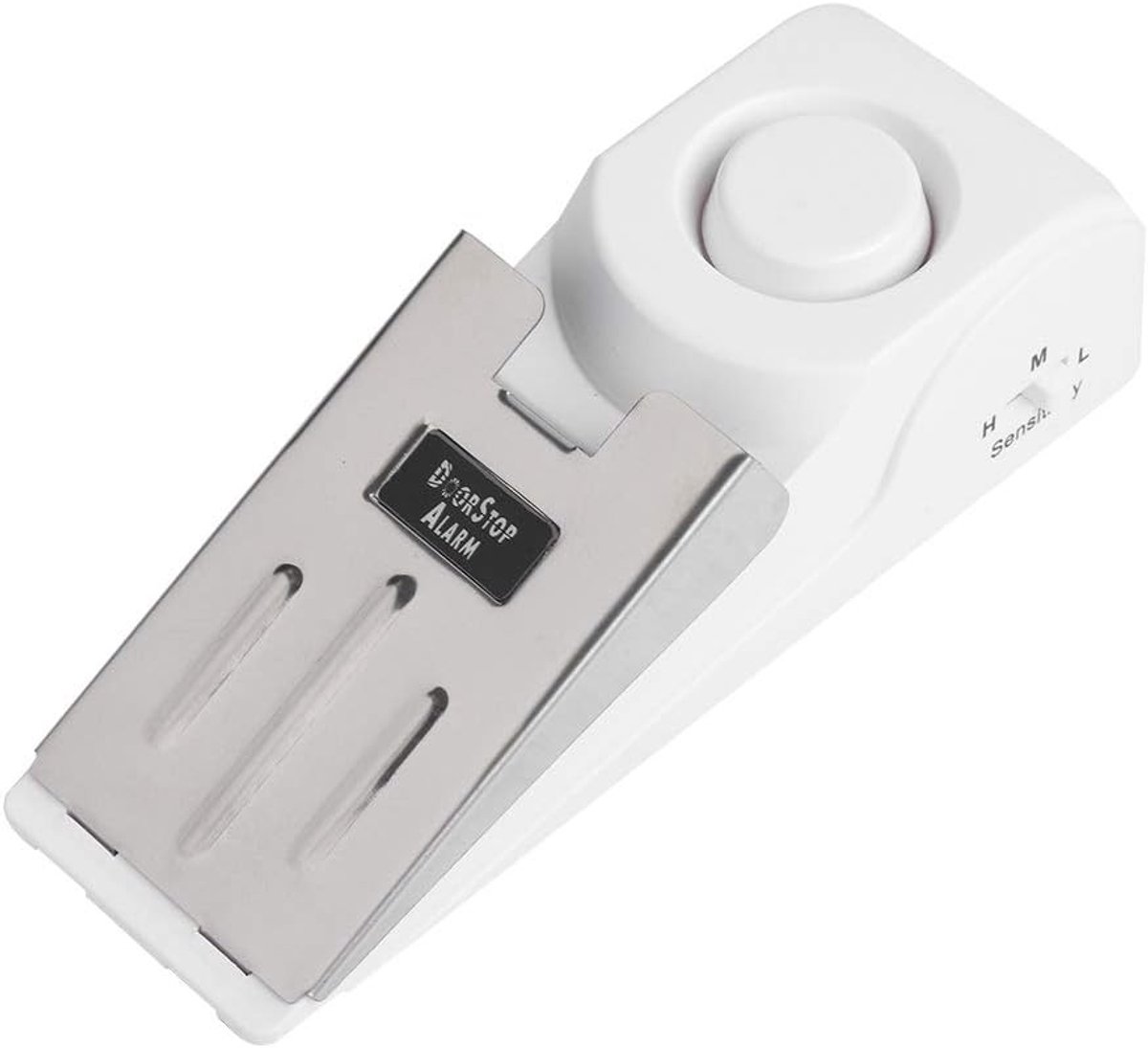 2-in-1 Deurstopper met Alarm 120 dB - Hoog Decibel, Antislip Ontwerp en Verstelbare Gevoeligheid voor Veiligheid en Bescherming