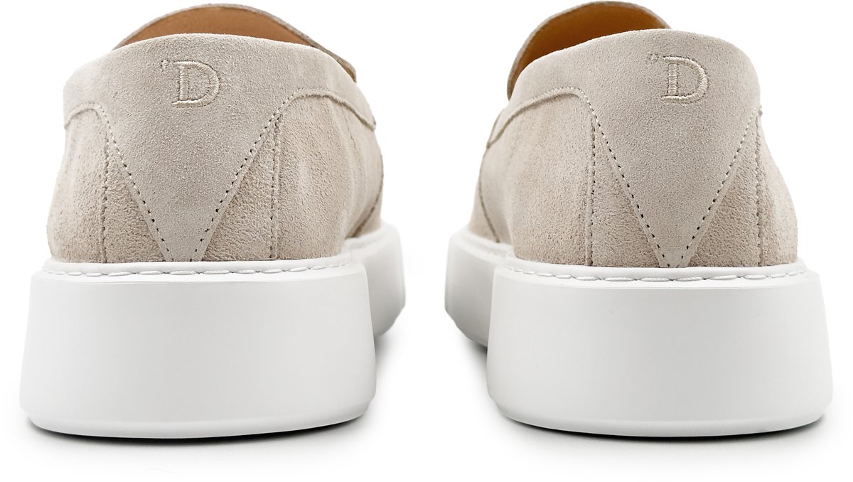 Dutch'D ® Loafers - Instapper - Zand Beige - Luxe - Sportief - Suede leer - Atmos ERA - Maat 38