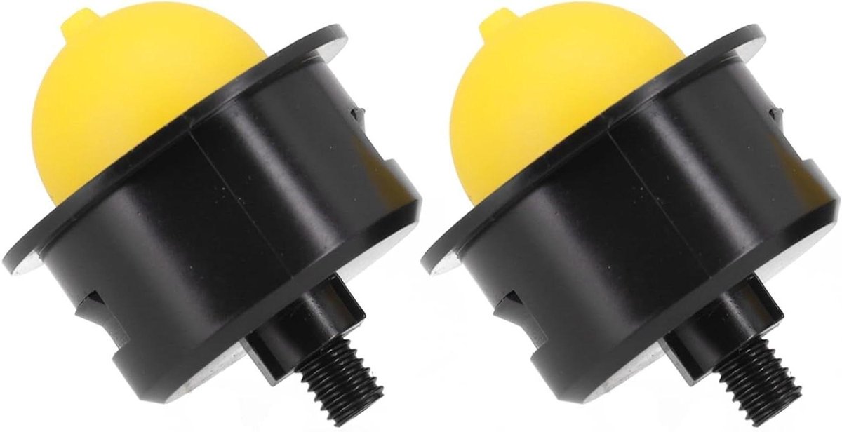 Brandstofpomp Set - Motorpomp Onderdeel - Grasmaaier Onderhoud - Specifiek Ontwerp - 2 Stuks - Zilverkleurig