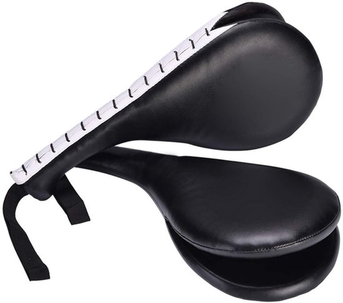 Punch Mitt Dubbel Schoppend Pad - Taekwondo Kick Pad - Boksen - Muay Thai - Schokbestendig - Polsband voor Veiligheid - Kickpad
