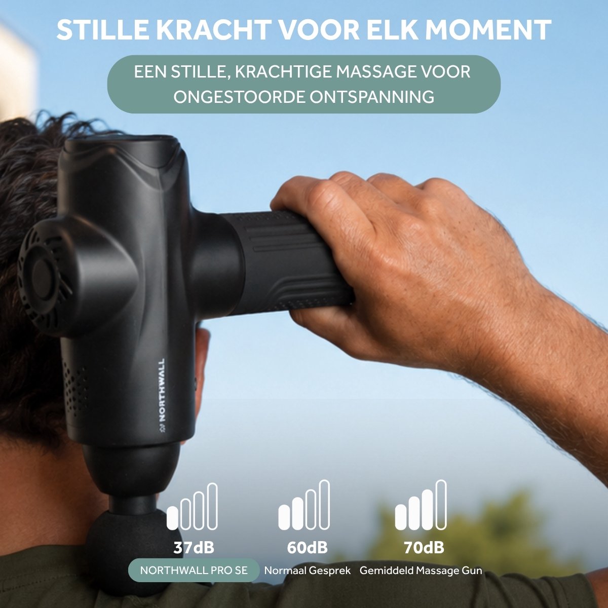Northwall Prime SE massage gun met 10 koppen thumbnail 2