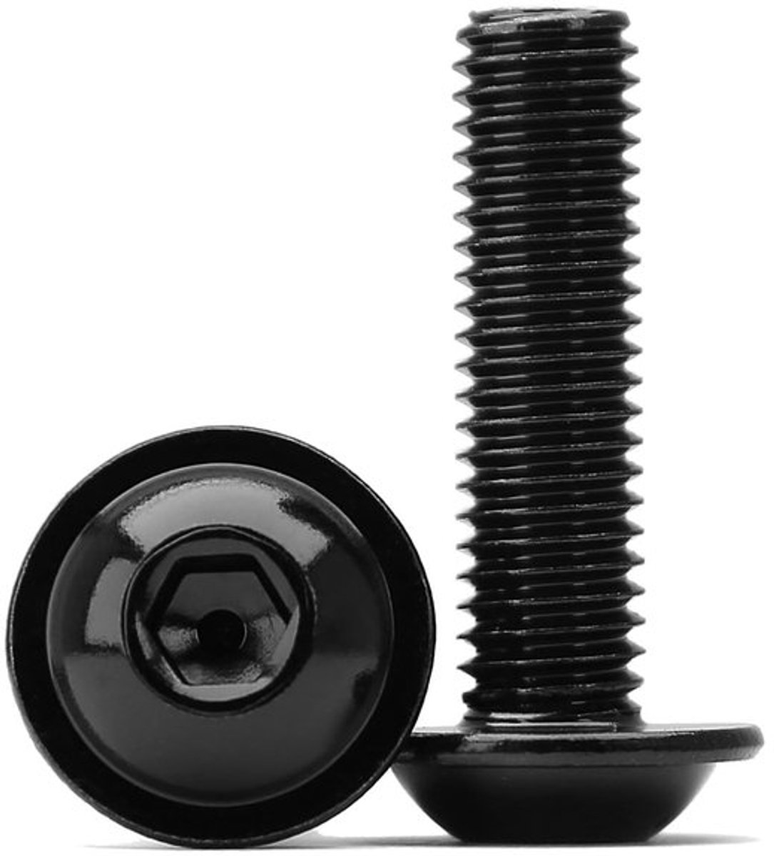 Lenskop Schroeven 8 Stuks - M8 x 60 mm - Roestvrij Staal 304 - Zwart Oxide - Corrosiebestendig - Duurzaam en Stabiel