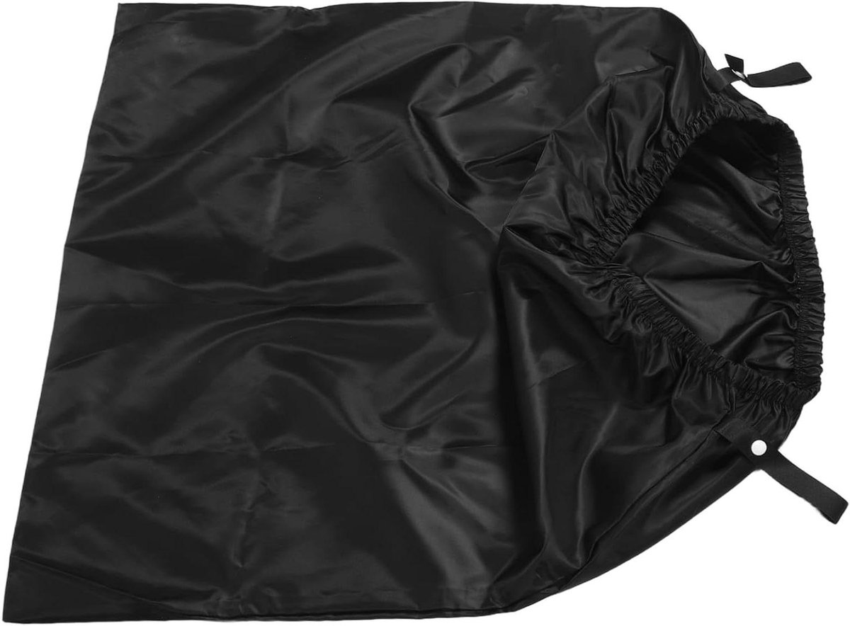 Herbruikbare Luieremmer Voering - Wasbare Luierzak - Luierafval Beheer - Lekvrije Bescherming - 71x63x43CM - Zwart