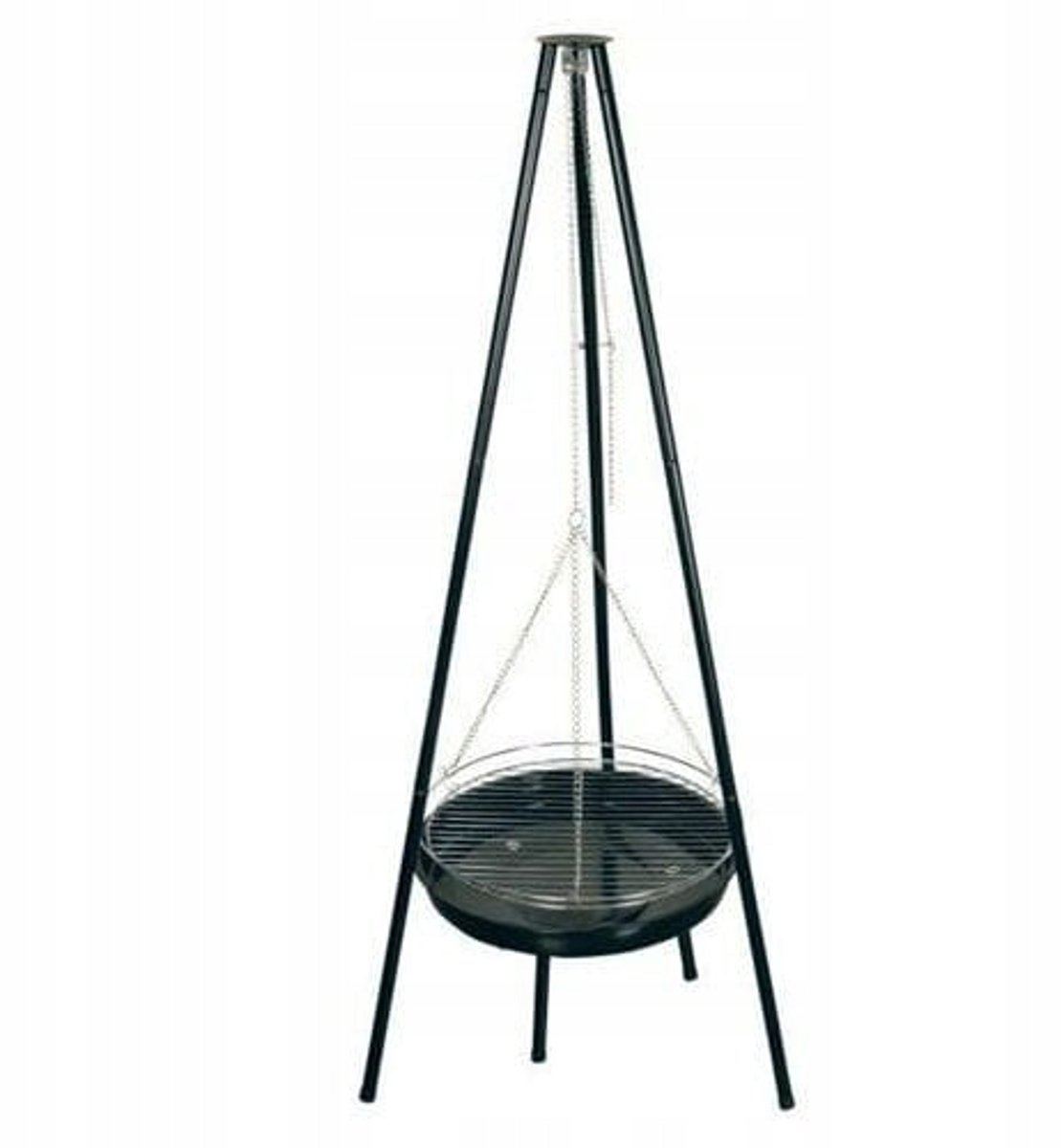 Merkloos Hanggrill met Driepoot, Ø 47cm