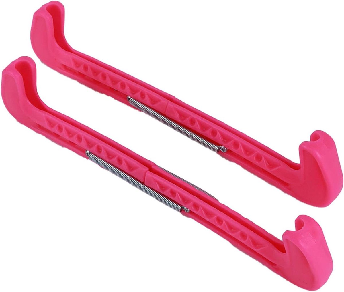 Schaatsbeschermers - Bladehoesjes Beschermers - Schaatsen Beschermen - Verstelbare Lengte - 2 Stuks - Blauw Roze