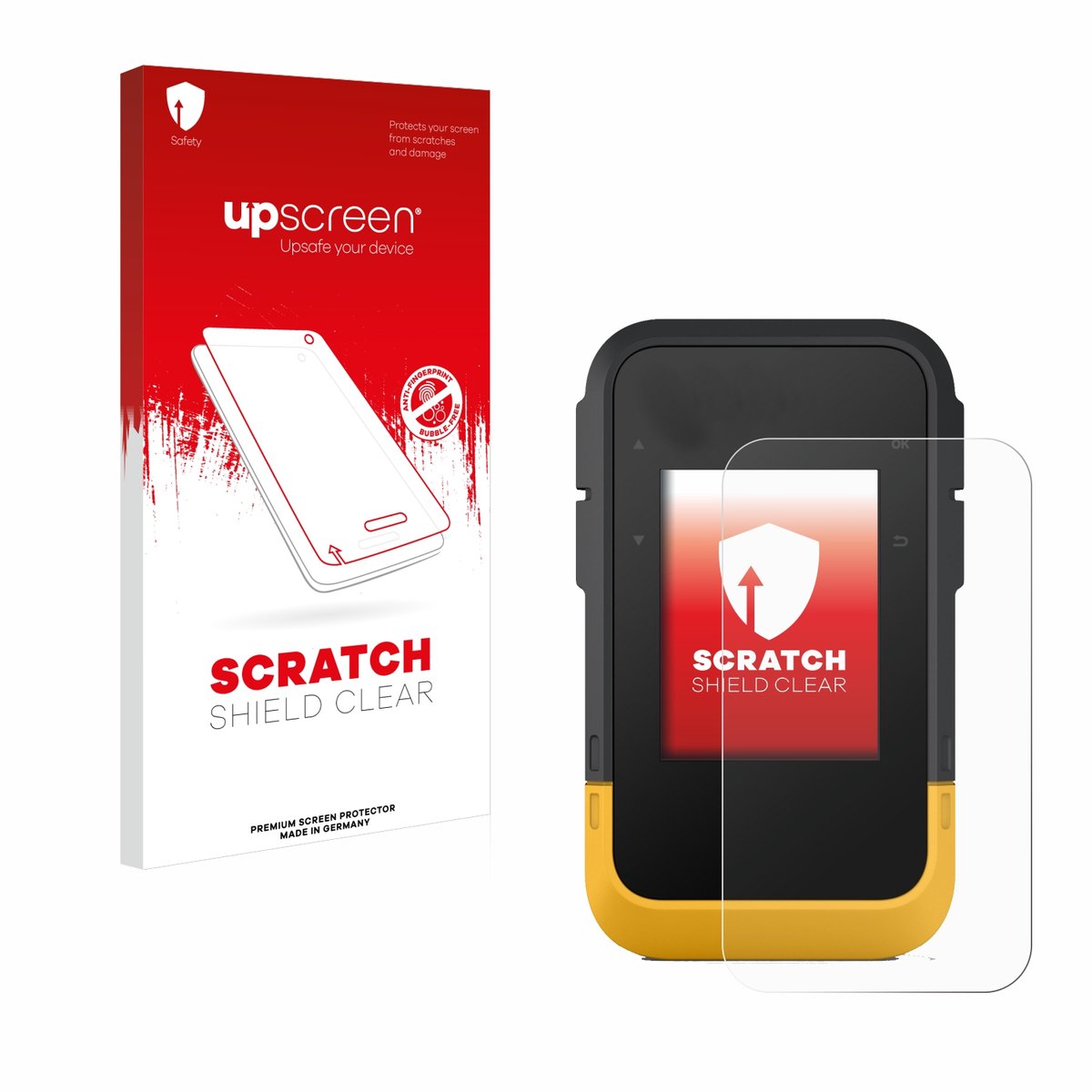 upscreen - Screenprotector voor Garmin eTrex SE - Folie Beschermfolie transparant