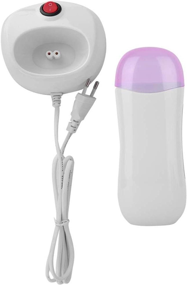 Waxroller Wax Heater - Ontharingsapparaat Wax - Haren Verwijderen - Transparant Kijkvenster - 100g Capaciteit - Wit