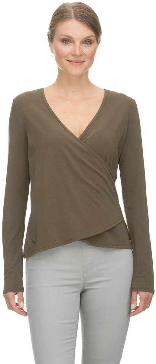 Dames-T-shirt met lange mouwen Ragwear Sanvy Groen