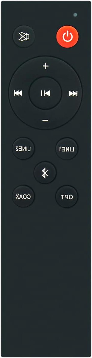 Vervanging Afstandsbediening - Universele Afstandsbediening - Luidsprekers Bediening - IR-Signaal Controle - 15 x 3.8 x 1.5 cm - Zwart