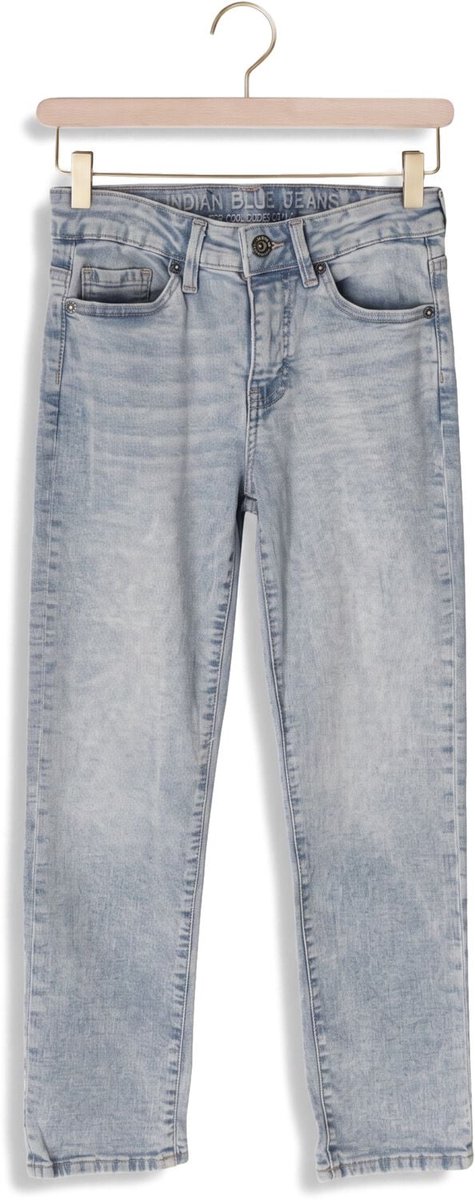 Indian Blue Jeans Wide Straight Fit Blue Jeans Jeans Jongens - Broek - Lichtblauw - Maat 104