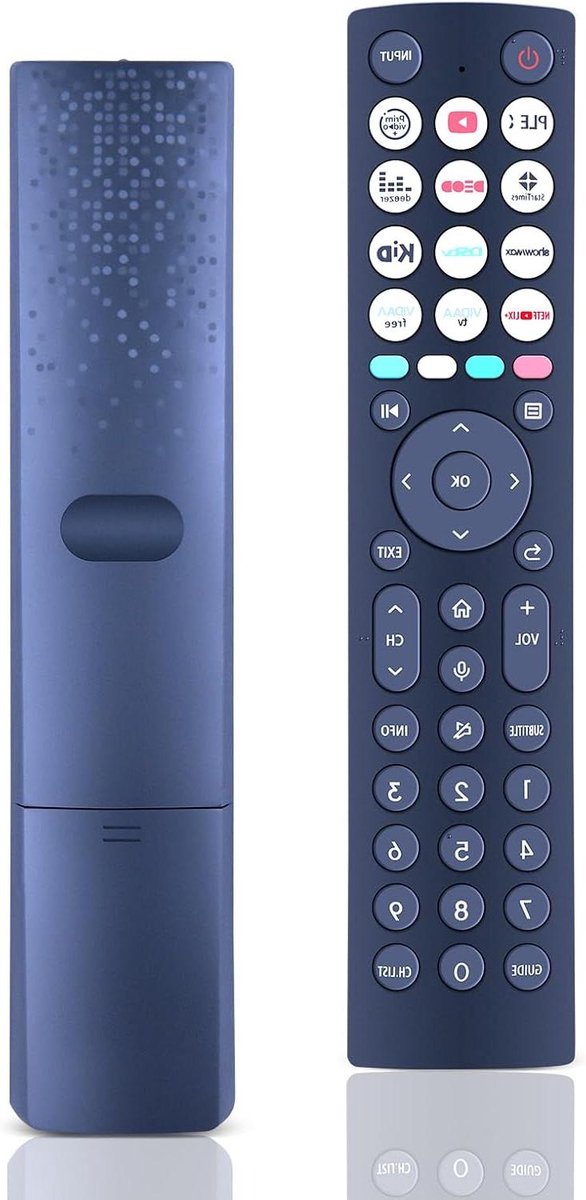 Universele Afstandsbediening - Smart TV Controller - TV Bediening - Directe Werking - 20 Knoppen - Blauw