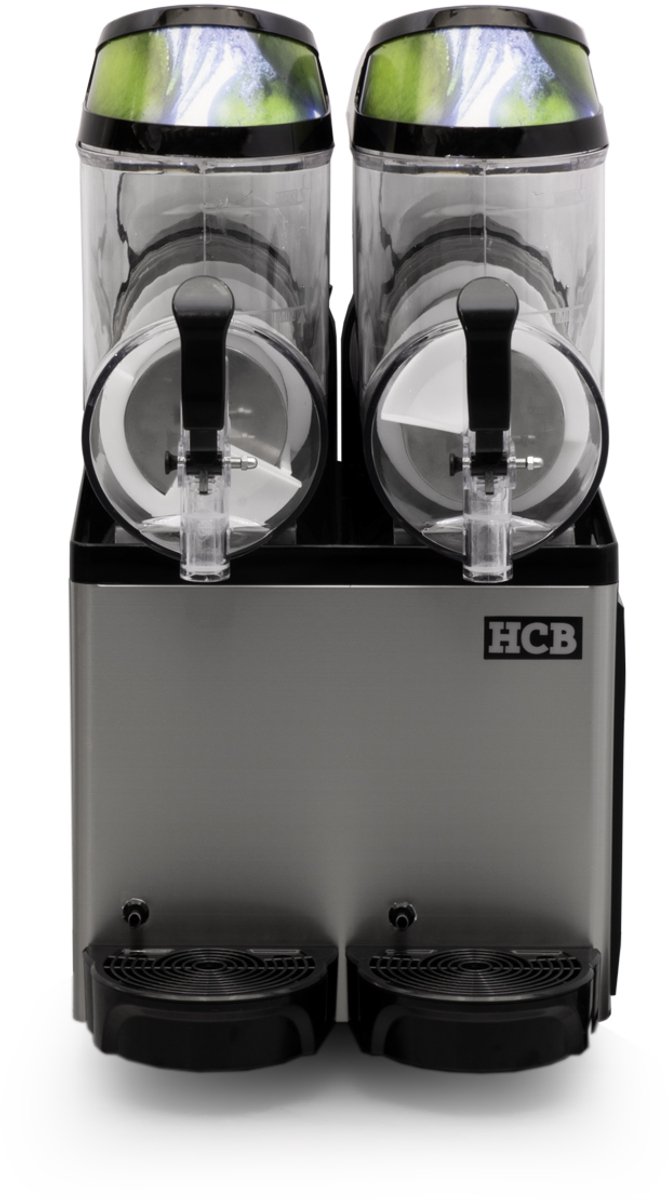 HCB® - Professionele Horeca Slushmachine - 2 x 12 liter - 230V - Slush puppy machine - 51x43x77 cm (DxBxH) - 44 kg - 7656 van HCB — afbeelding 4