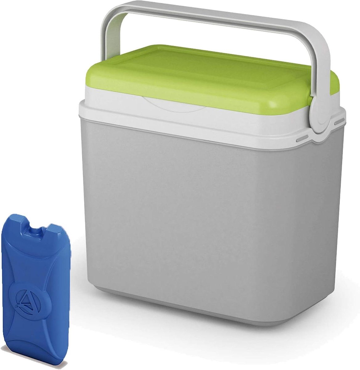 Koelbox - Isolatiebox Koeltas - Picknick en Reizen - Lekdicht Ontwerp - 10 Liter - Groen/Grijs