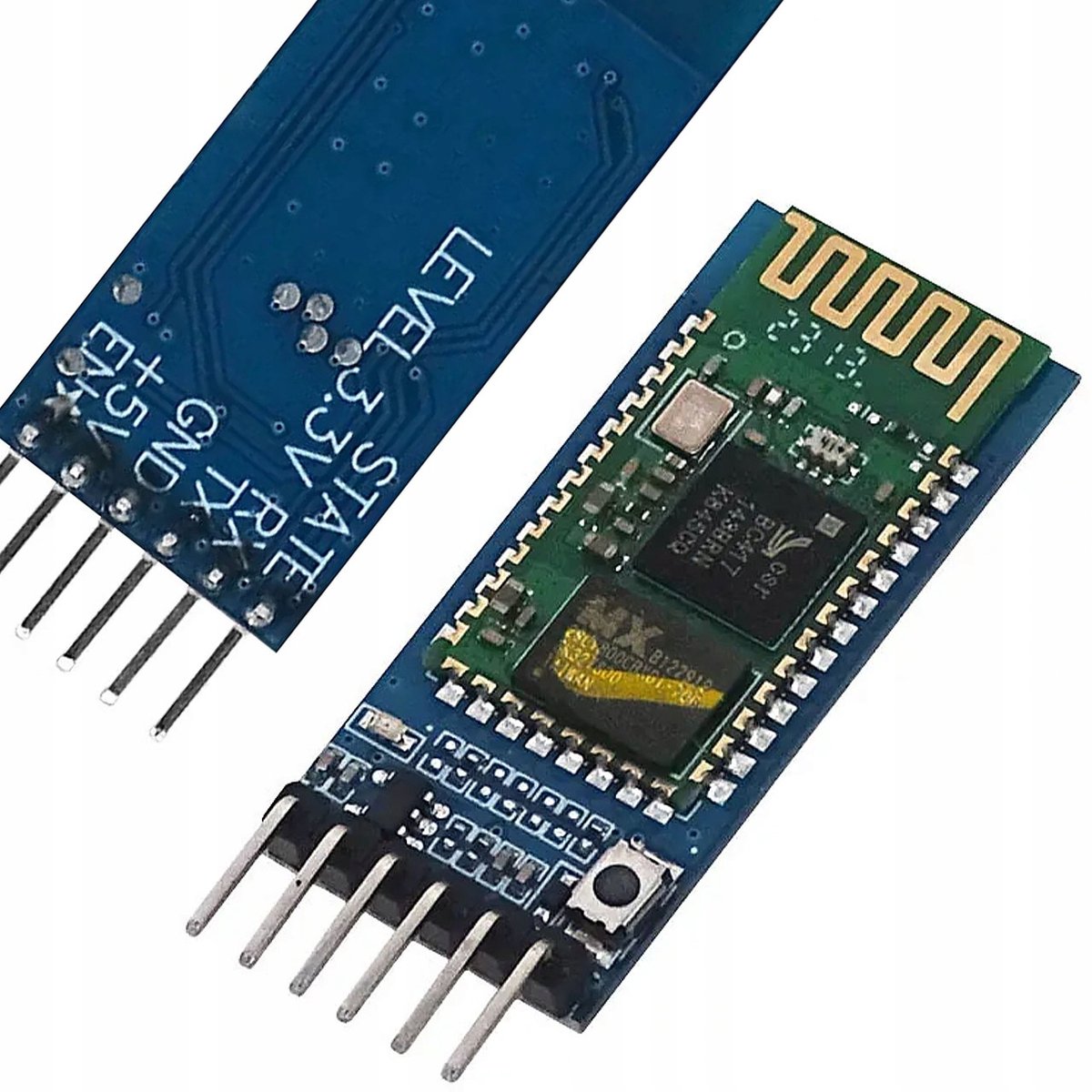 Rosfix Bluetoothmodule HC-05 6-Pin - Master/Slave, UART SPP - v2.0+EDR, 3,6–5V, +4dBm, 37x16mm - Geschikt voor Arduino