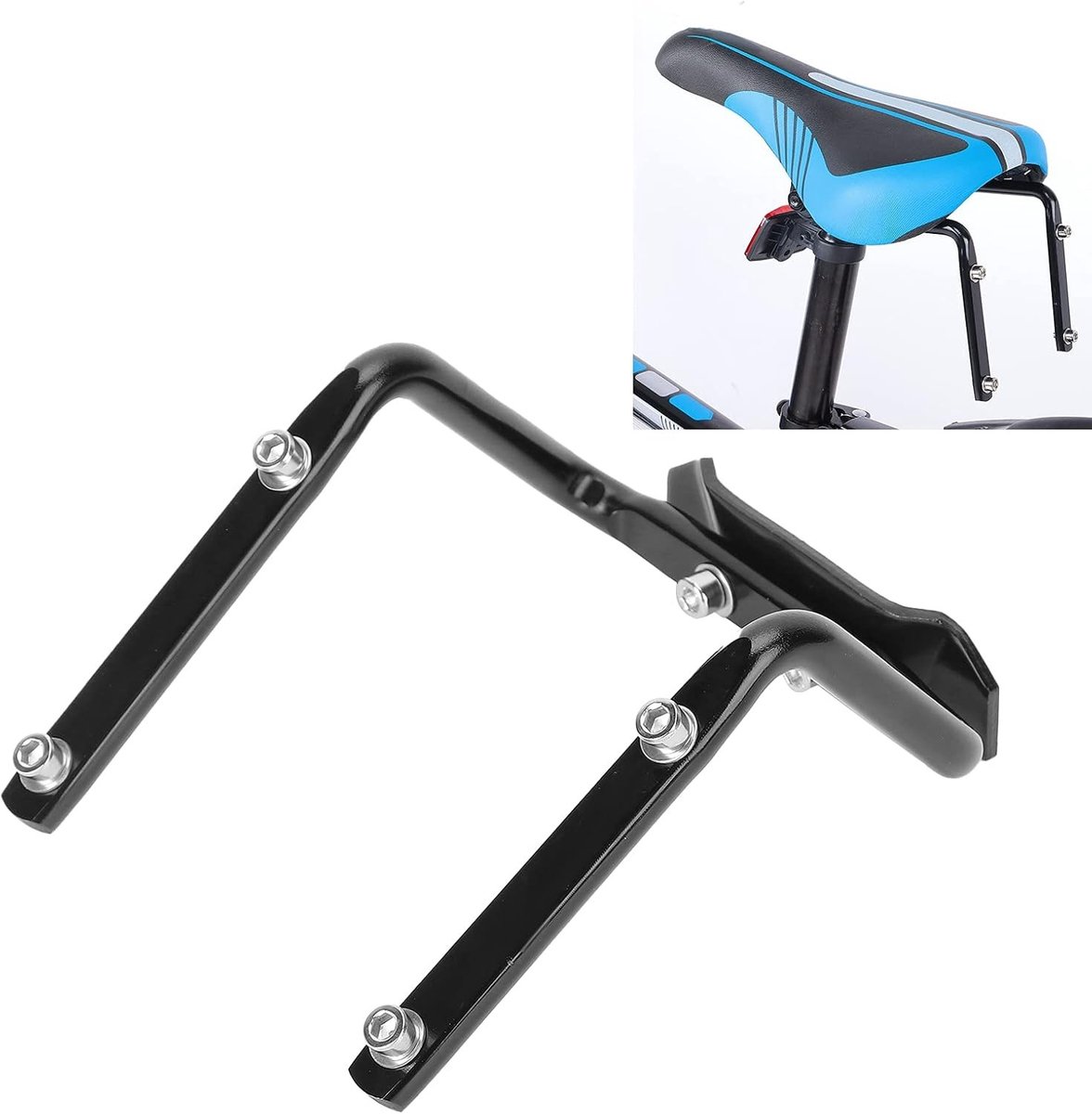 Fiets Flessenhouder Adapter voor Zadel, Aluminium Flessenhouder Bevestiging voor Dubbele Flessen, Ideaal voor Fietstochten en Sportactiviteiten