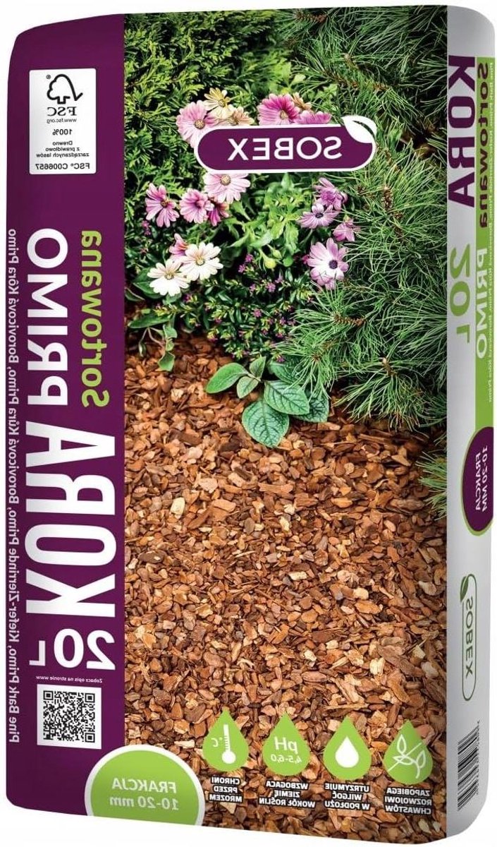 Houten Schorsmulch - Tuinmulch Bodembedekker - Onkruid Bestrijden - Natuurlijk Gecomposteerd - 80 L - Bruin