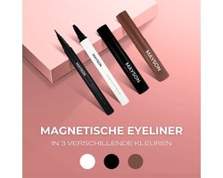 Magnetische Wimpers met Magnetische Eyeliner en Applicator - Aanbrengen in 2 Minuten - 50x Herbruikbaar - Blijft Hele Dag Stevig Zitten - Tiny Kit