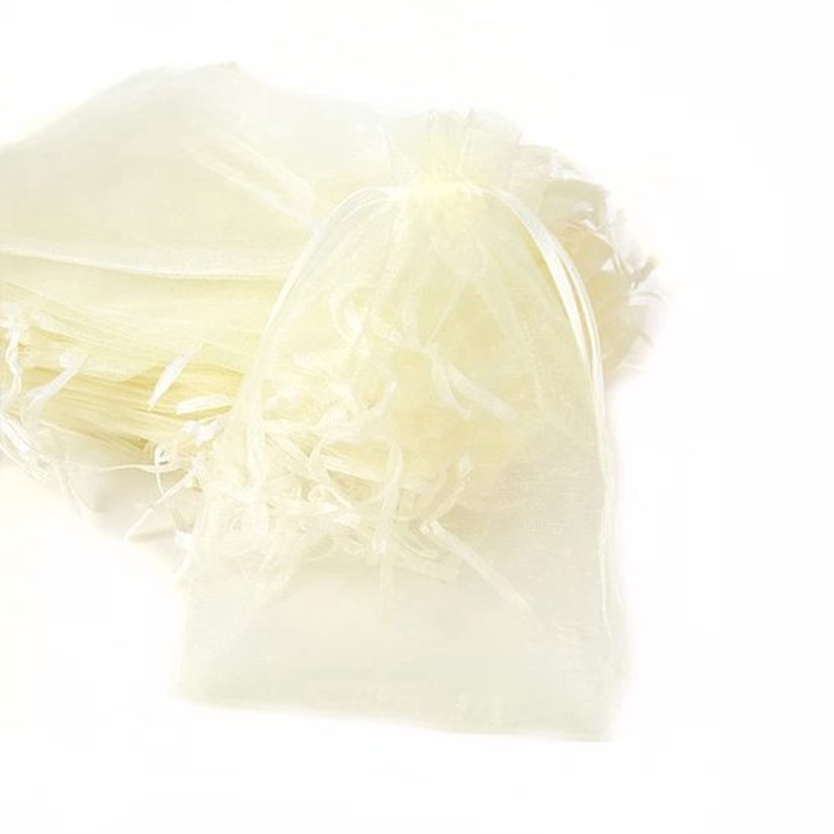Organza Zakjes 100 Stuks - Cadeauzakjes - Snoepzakjes - Sieradenzakjes - Trekkoord - 13 x 18 cm - Diverse Kleuren